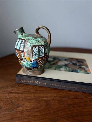 Burslem England Hand Painted Ceramic Jug – Heirloom Kitchen Decor - Etsy