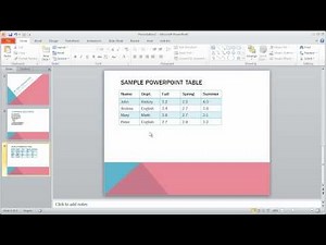 4 - PowerPoint 2010 Crash Course