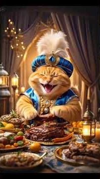 😹 Cat Finds Magic Lamp & Becomes Sultan! The Funniest AI Cat Video You'll See Today