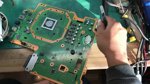 PS4 pro 5000,72系列典型故障维修演示