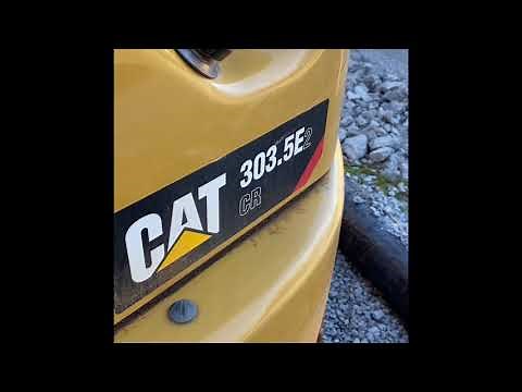 Cat mini excavator gps install