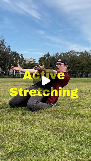 David Thurin | Stay Flexy on Instagram: "Active stretching! Basically find a way to flex the muscle while you stretch and you’ll be a lot less noodish and more strong in flexible positions! Stay Flexy! #stayflexy #movementbydavid"