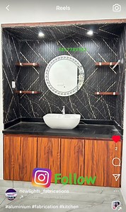 #aluminium #fabrication #kitchendesign #washing #washbasin#9847789522 @highlightNew lights Aluminium fabrication & Kitchen Designing | Vinod Kattussery