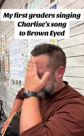 EVERYONE gets a song. The lyrics change, but the music stays the same. Each gets to hear wonderful words from classmates about how they’d describe them. We also find out about their own likes. They are each heard. So much going on here other than music. Please continue to share, like and comment. THEY LOVE HEARING FROM YOU!! #teach ##teachersoftiktok #teacherlife #firstgrade #firstgradeteacher #elementaryschool #fyp #fypシ #sing #singalong #singing #viral #viraltiktok #firstgradelife #firstgrades