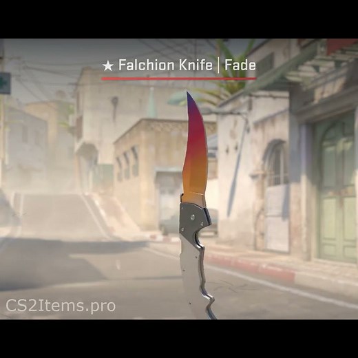★ Falchion Knife | Fade (Factory New) | CS2 Skin