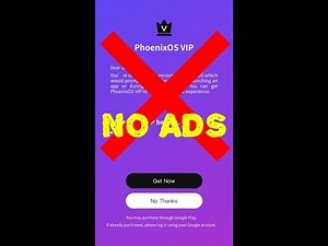 Remove PhoenixOS VIP ADS🐸