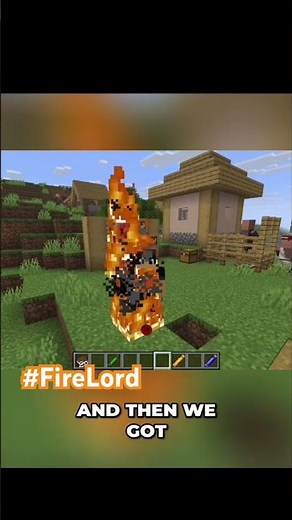 Firebending mishap #minecraft #minecraftchallenge #gaming