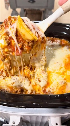 I made a crockpot cheese monster 😂 Full recipe + cooking video on my page!