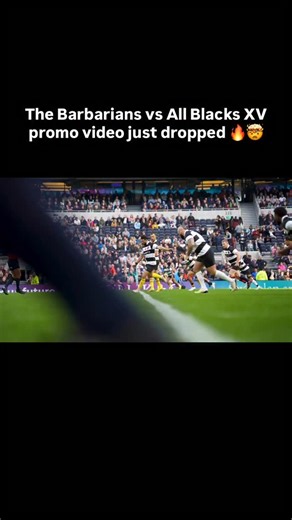The Barbarians vs All Blacks XV promo video just dropped 🔥🤯 🗓️ 1st November KO 1.15pm 📍 GTech Community Stadium 🎟️ Get your tickets now! #rugby #champagnerugby | Champagne Rugby
