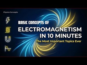Electromagnetism Explained in 10 Minutes | Basic Concepts of Physics|Electromagnetism for Beginners|