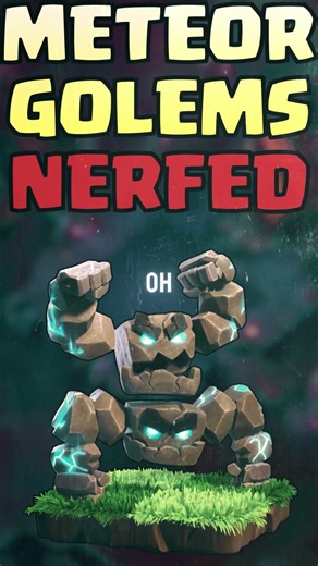 Meteor Golems got NERFED...