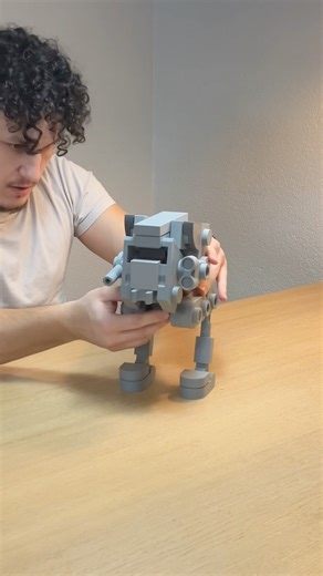 AT-ST walker 3D bricks print #afol #lego #starwars #3d #timelapse