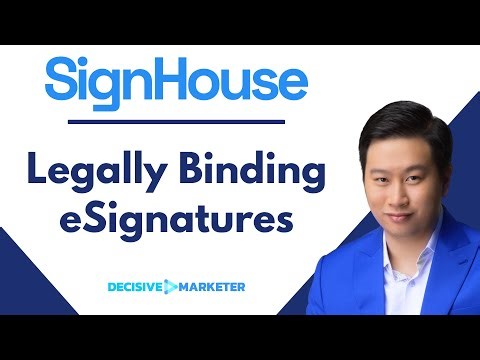 SignHouse Review - Simple to Use Legally Binding eSignature Software with Team Seats & Workspaces