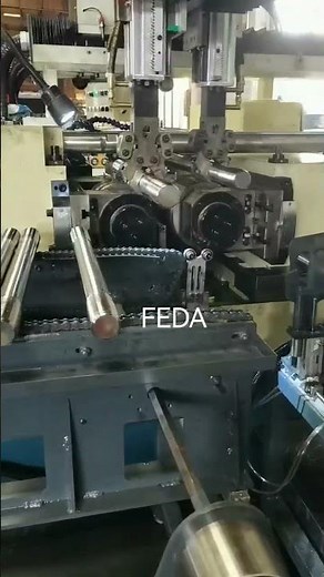 FEDA automatic feeder for thread rolling machine FD-100T #auto #machine #feeder