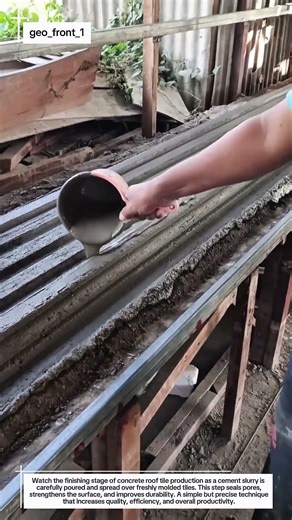 Satisfying Concrete Roof Tile Finishing – Smooth Surface Sealing Technique