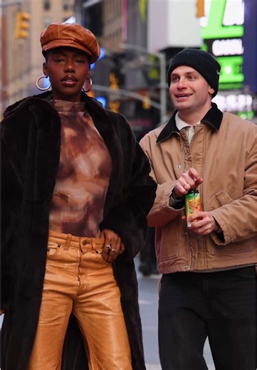 Times Square just got fresher with Rudy’s Kombucha 🍹 @Rudy’s Kombucha #RedCarpetBoy