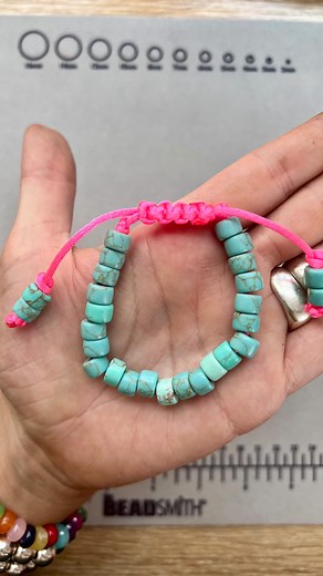 7.4K views · 110 reactions | Turquoise Magnesite Bracelet 冀...
