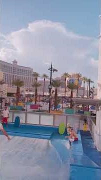 Sias - FlowRider surf machine at Planet Hollywood Resort Casino Pool Las Vegas 2025