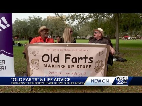 Two ‘old farts’ return to Forsyth Park to offer wisdom to anyone who will listen