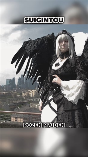 @c.na_mon does a fantastic Suigintou cosplay from Rosen Maiden and she’s wearing our amazing MiWings to add a little more magic to her costume 🤩✨ #cosplay #anime #rozenmaiden #suigintou #doll | The Tail Company