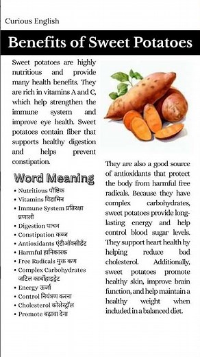 Sweet Potato Health Benefits | Superfood for Your Body