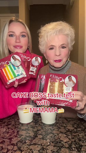 CAKE BOSS Taste Test with MEMAMA