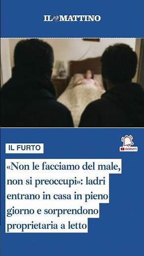 «Non le facciamo del male, non si preoccupi»: ladri entrano in casa in pieno giorno