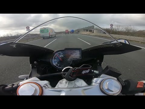Aprilia Rs4 125 Top Speed | German Autobahn