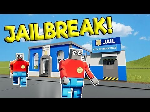 HOW TO ESCAPE LEGO CITY JAIL! - Brick Rigs Roleplay Gameplay - Lego Jailbreak