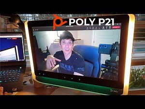 Poly Studio P21 - Device Overview & Setup, Demo of Audio/Video/Lighting and Microsoft Teams Meeting