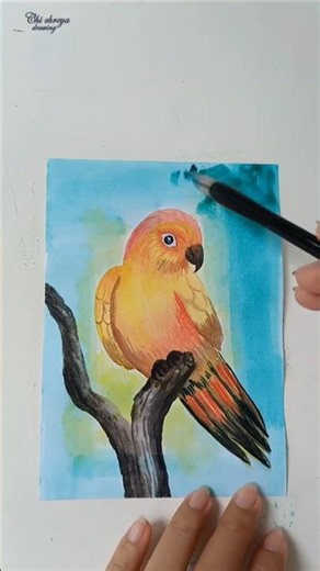 How to draw easy watercolor paintings for beginners #watercolor #drawing
