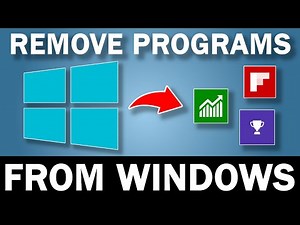 How To Remove Unwanted Programs From Microsoft Windows