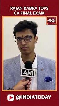 Rajan Kabra From Chhatrapati Sambhajinagar Makes History, By Securing Air 1 In CA Final