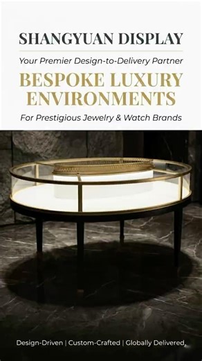 What Defines Master-Quality Craftsmanship in Jewelry Displays? #jewelryshowcases #shangyuandisplay