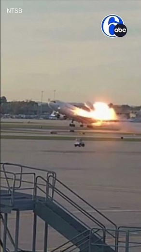 New airport surveillance video shows separation of plane engine in UPS crash