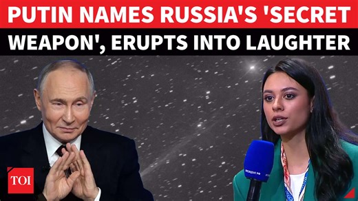 'I'll wink later': Putin quips about 'secret weapons' after viral alien question | Watch rare moment