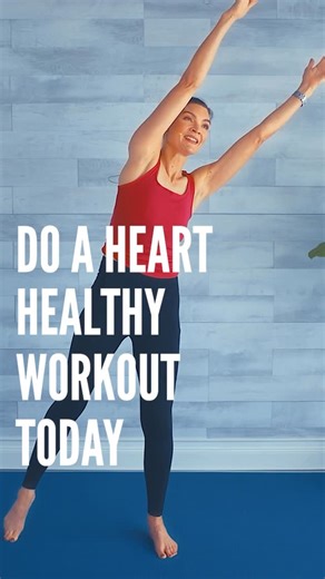 SeniorShape on Instagram: "Love your most important muscle! Wear red and workout with Lauren ❤️♥️❤️♥️❤️♥️#senior #health #fitness #seniorfitness #workout"