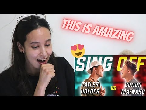 Conor Maynard SING OFF vs. Tayler Holder REACTION | Reaction Holic