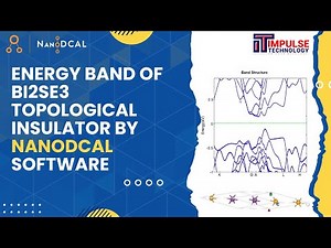 Energy band of Bi2Se3 topological insulator by NanoDCAL Software