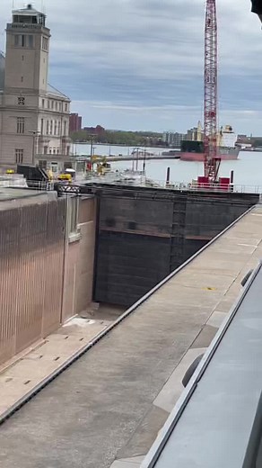 mi_playground (@mi_playground) - Exploring the Soo Locks in Sault Ste. Marie