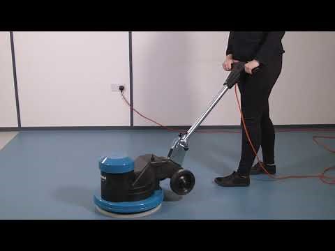 How to use your new Truvox Orbis Single Rotary Disk Floor Buffer/Polisher System.