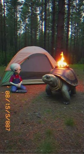 Baby Alien's First Camping Trip Goes Wrong