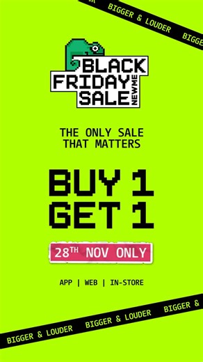jaya choudhary /| UGC video creator on Instagram: "NEWME’s Black Friday sale is here, But only for one day- 28th Nov!! Buy one get one across web/app & stores! ( Available at NEWME, * Phoenix Citadel Mall ) #NewmeStores #OnlySaleThatMatters @newme.stores @newme.asia"