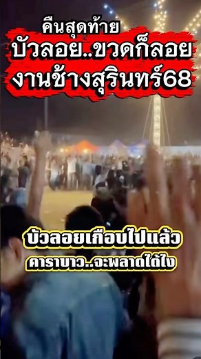 ชายแดนยังว่างนะ บัวลอยเจ้าเพื่อนยาก #shortvideo #งานช้างสุรินทร์68 #คาราบาว