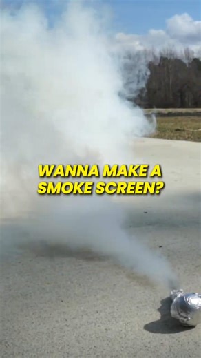 DIY smoke screen in seconds #diy #smokescreen #survival