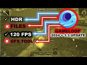 Gameloop 120 fps PUBG 🚀 HDR + 120 Gameloop🔥3.3 Mode 120 fps Gameloop Settings | Pubg 120 fps