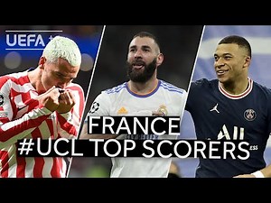 BENZEMA, MBAPPÉ, GRIEZMANN | FRANCE #UCL Top Scorers