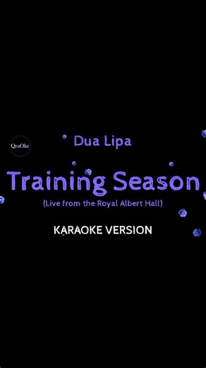 Dua Lipa - Training Season #karaoke #music