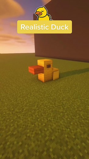 Realistic Duck Builds in Minecraft