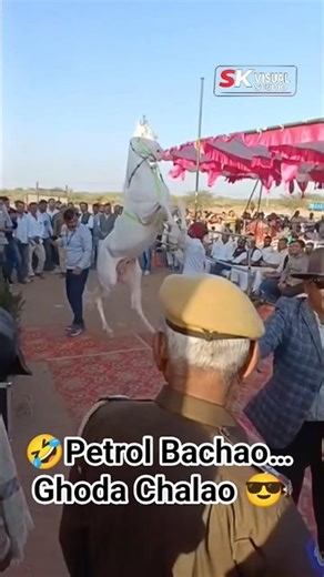 Brum Brum Motorcycle Nahi… Ye To Ghoda Bike Nikla 😂🐴#Shorts #Viral #HorseShow #Funny #horse
